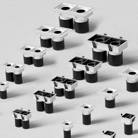 Source de lumière profonde réglable, anti-éblouissement, sans scintillement, pour éclairage commercial, boîtier de downlight LED encastré modulaire, projecteur