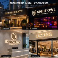 Letrero Luminoso 3D Personalizado con Retroiluminación, Letras con Luz, Letrero Comercial con Iluminación LED, Letrero LED Personalizado para Negocios