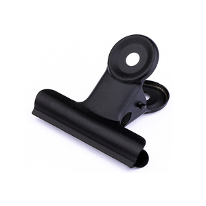 Clip de billet de bureau en métal noir 22mm peint plusieurs tailles Clip - Product Image 4