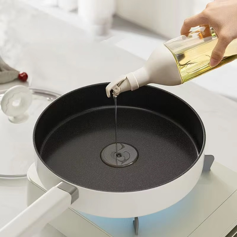 Ceramic Flat Bottom Pan Household Titanium