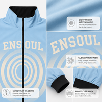 Fabricant de vestes coupe-vent graphiques à étiquette privée, impression par sublimation, légères, pour la course à pied, vêtements de sport pour hommes, fermeture éclair