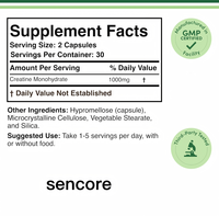 Capsules de créatine monohydrate, complément sportif pour la prise de masse musculaire, stimulant énergétique pour la salle de sport, soutien pour la musculation et la remise en forme