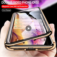 Housse en verre trempé pour téléphone portable Redmi Note 10 Pro, étui magnétique pour Xiaomi Note 8 Pro, 360 degrés