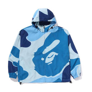 جاكيت رجالي مخصص بسحاب وتصميم مموه خفيف الوزن وفاخر مع ياقة عالية وأسلوب كاجوال مع زخارف نمطية - Product Image 6