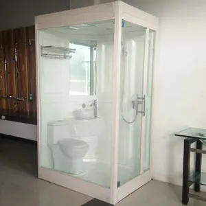 AN1014 prefabrik modüler banyo kabin taşınabilir tuvalet duş odası, prefabrik banyo pod