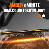 Nouvelle barre lumineuse Halo Elite à une seule rangée de 50 pouces avec éclairage d'accentuation 240W Slim pour LED 13392 Lumens Offroad DRL Camion/SUV/ATV