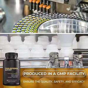 Integratore di estratto vegetale di colesterolo OEM-contiene CoQ10, promuove la salute del cuore e il supporto del colesterolo - Product Image 2