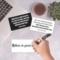 30 citazioni affermazioni Positive carte motivazionali carta note scatola pranzo in cartone personalizzabile all'ingrosso della fabbrica
