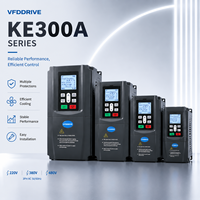 Contrôleur VFD KE300A avec écran LCD pour applications de moteurs triphasés AC 380V/220V, utilisation pour compresseur