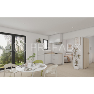 บ้านสำเร็จรูป PrefabX รุ่น Flip Classic-A บ้านสีเขียวทันสมัยหรูหรา กันน้ำ เหมาะสำหรับใช้เป็นอพาร์ทเมนต์ - Product Image 4