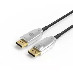 Customized length AOC Optical fiber cable 48Gbps 4K DisplayPort Extension cable for HDTV