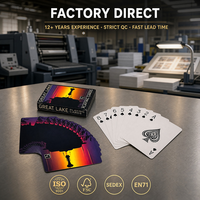 Cartes à Jouer Personnalisées OEM ODM en PVC Acétate 100% Plastique – Cartes de Poker, Cartes Magiques Personnalisées