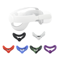 Coussin facial en silicone souple confortable, résistant à la transpiration et à la lumière, pour Oculus Quest, coussin facial pour Oculus Quest 2