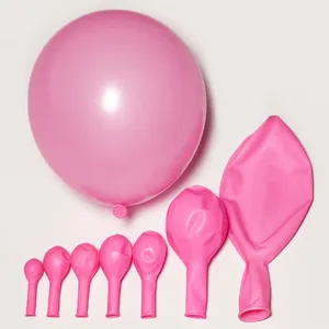 Wholesale 10 Inch Plain Balloons Wedding Birthday Party Decoration Matte Color Round Shaped Latex Party Balloons