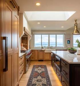 ชุดตู้ครัวตู้ครัวทันสมัยปรับแต่งได้จากโรงงานโดยตรง - Product Image 3