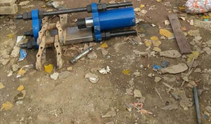 Excavadora <span class=keywords><strong>de</strong></span> presión hidráulica eléctrica estacionaria, Pin <span class=keywords><strong>de</strong></span> prensa, master pins, Crawler, pin rem - Product Image 3