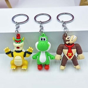 Super Bros Mario dessin animé Mario mignon bulle Dragon Mario poupée voiture breloque accessoires porte-clés - Product Image 4