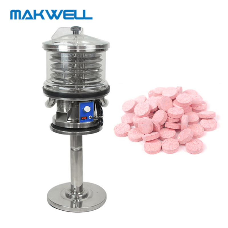 Машина для полировки таблеток 304 нержавеющей стали под вращающимся ситом таблеточная машина