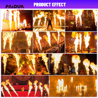 Machine à flammes DMX mobile 380W étanche pour extérieur, à angles multiples, pour scène, concert et spectacle