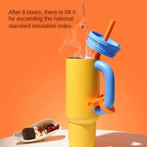 แก้วน้ำหุ้มฉนวนกันความร้อนโอเวอร์ลอร์ดผู้หญิงใหม่2024ความจุมากแก้วโลหะสแตนเลสหนา304พร้อมฉนวนกันความเย็น - Product Image 2