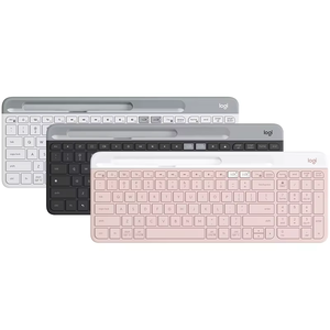 Logitech K580 Wireless Dual Mode <b>Keyboard</b> Lightweight, Thin, Multi Device Office Portable, <b>Tablet</b> Desktop Universal - Product Image 1