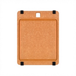 0.6cm Eco-friendly Mildew Proof Kitchen Accessories <b>Wood</b> Fiber Chopping Board Juice Groove Dishwasher Safe - Product Image 3