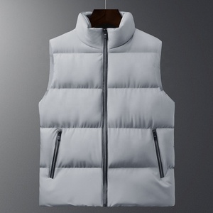 Casual Fashion <strong>Men's</strong> Cotton <strong>Vest</strong> 2025 Winter New Thick Warm Stand Collar Jacket Youth Loose <strong>Vest</strong> - Product Image 2