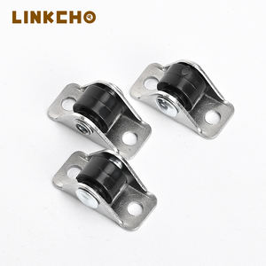 LINKCHO 0,5 Zoll <span class=keywords><strong>Mini</strong></span>-Schwenkrollen mit Bremse, Geräuscharme Nylonräder für Krankenhaus, Schule, Bad, Esszimmermöbel - Langlebig - Product Image 4