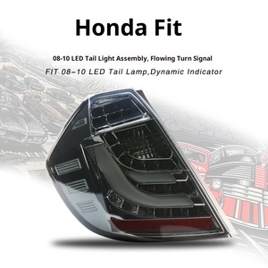 Para Honda Fit Tercera Generación 08-10, Conjunto de Luces Traseras LED de 12V con Efecto de Caballo Corriendo y Direccional, Modelo SKBTFDW0813, Nuevas Luces Traseras LED - Product Image 5