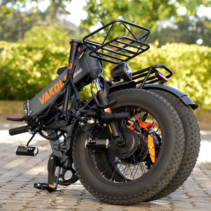 Bicicleta Eléctrica Vakole CO20 Max 1500W con Doble Motor, Tracción en las Cuatro Ruedas, Neumáticos Anchos, Batería de 960Wh, 20x4'', Sensor de Torque, Frenos de Disco Hidráulicos, Aleación de Aluminio, Plegable - Product Image 6