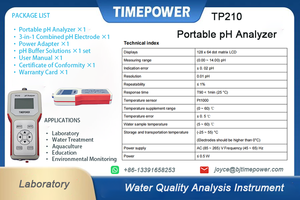 टाइपवर पोर्टेबल डिजिटल प्लास्टिक सटीक विश्लेषण <span class=keywords><strong>ph</strong></span> विश्लेषक 0.01ph सटीकता लिथियम बैटरी ओम/गंध समर्थन - Product Image 6