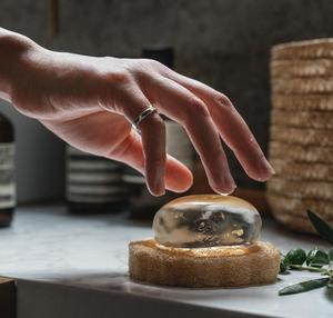 Supporto per Sapone in Luffa Naturale Fatto a Mano, Vassoio per Asciugare il Sapone, Porta Sapone in Luffa - Product Image 5