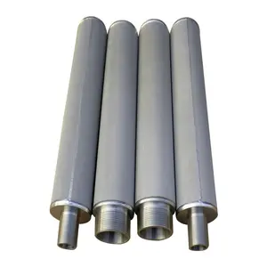 316 stainless steel sintered porous filter tube and discs