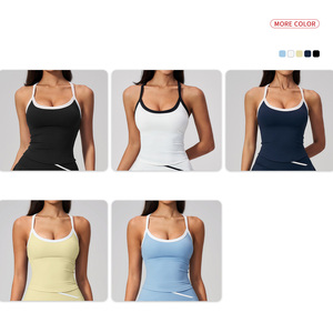 Dernière collection de vêtements de tennis pour femmes, débardeur color block et jupe à taille croisée, tenues de pickleball, ensembles de vêtements de padel - Product Image 4