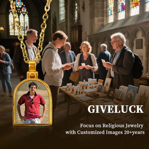 Giveluck St. Carlo acutis mở cửa mề đay với thiết kế tùy chỉnh hai mặt, vị thánh ngàn năm của Internet và Thanh Niên Công Giáo - Product Image 6