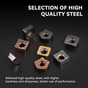 Sourcefactory ألواح كربيد المعادن الصلبة، أدوات إدخال كربيد الحجر الصلب، أدوات طحن كربيدية، SNMG TNMG VNMG 120408 DNMG 120404 - Product Image 2