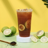 HENGZHI Jasmijn Citroen Groene Thee Ingrediënten voor Bubble Tea Topping Aanpasbare Gearomatiseerde Theebladeren in Zakverpakking Voedselveilig