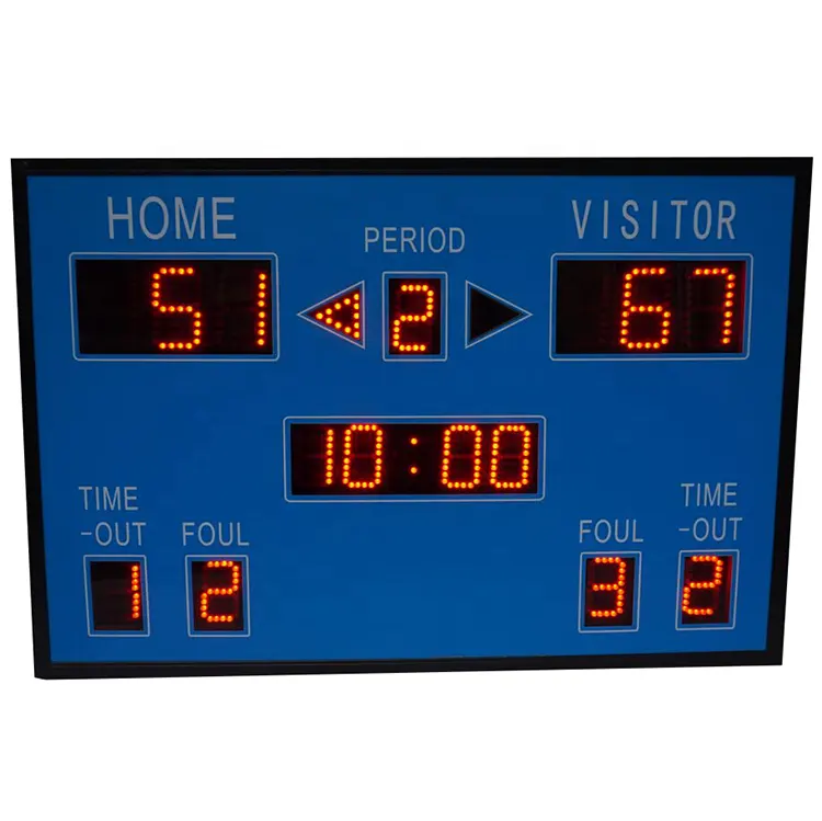 पोर्टेबल चलती स्कोरबोर्ड अस्थिर साइन 3 "डिजिटल इलेक्ट्रॉनिक स्कोरबोर्ड 600*400mm वायरलेस बास्केटबॉल स्कोरबोर्ड प्रदर्शन का नेतृत्व किया