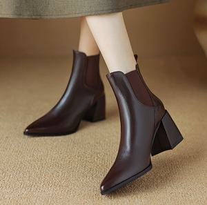 Botines Cómodos Antideslizantes de Piel Genuina Transpirables e Impermeables para Mujer - Product Image 2