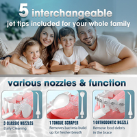 Meilleure vente Irrigateur oral électrique intelligent multifonctionnel sans fil étanche 4 modes Hydropulseur dentaire