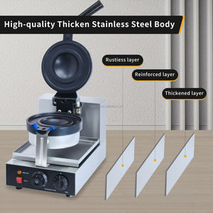 110V/220V Commercial antiadhésif <span class=keywords><strong>UFO</strong></span> pain Burger crème glacée remplissage gaufrier Sandwich presse Sandwich gaufres - Product Image 6