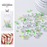 Produits pour ongles, décoration florale pour ongles, mini-perles florales 3D, accessoires pour ongles DIY, mode et personnalité