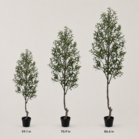UV-bestendige kunstmatige olijfboom simulatie groene plant voor binnen, buiten, tuin, restaurant, groothandel, OEM