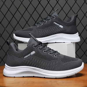 Baskets respirantes à lacets pour hommes B-717 – Chaussures de sport tendance et décontractées avec semelle intérieure en maille pour un jogging confortable - Product Image 3