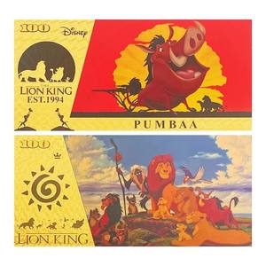 Billetes de Banco de Anime del Rey León de América 2026, 4 Tipos, Bañados en Oro de 24K para Regalos - Product Image 3