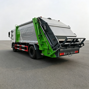 Camion compacteur de déchets Sanhuan Haolong à essieu unique de 18 mètres cubes à bas prix, avec options LHD/RHD, véhicule de collecte des déchets solides - Product Image 6
