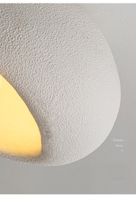 D19.7 pouces moderne japonais Wabi Sabi <span class=keywords><strong>plafonnier</strong></span> IP65 <span class=keywords><strong>salon</strong></span> décoratif hôtel chambre lumière bas plafond éclairage pour <span class=keywords><strong>maison</strong></span> - Product Image 2