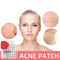 Patchs hydrocolloïdes à base d'eau pour l'acné, marque privée, favorisent la réparation de l'acné et réduisent les rougeurs, patchs invisibles pour les boutons du visage