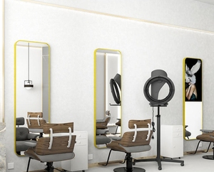Muebles Modernos y Populares para Salón de Belleza, Espejo de Pared Inteligente con Pantalla Táctil para Barbería, Espejo para Salón - Product Image 5