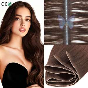 Extensiones de Cabello Humano Genius Butterfly Weft, Invisibles, con Microperlas, Inyectadas, Tipo Remy, XO Weft - Product Image 1